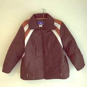 Retro, vintage snow jacket, puffy
